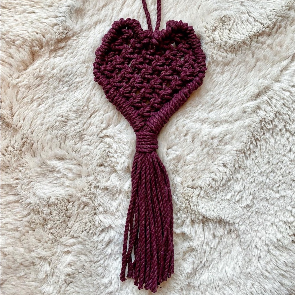 Handmade Valentine Heart Ornament